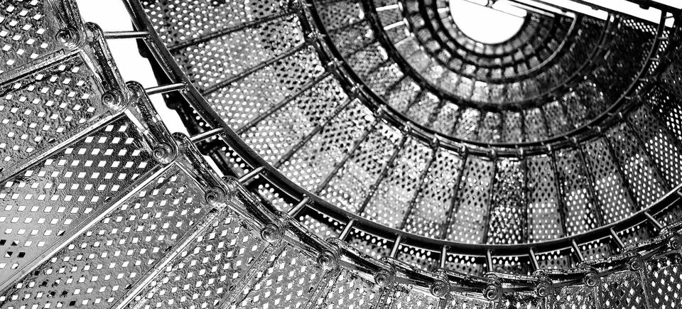 Spiral staircase   st. augustine lighthouse copy