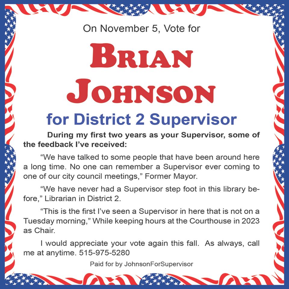 434287 johnson for supervisor 2x2 gt lpt pt