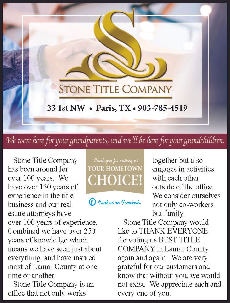 Stone title bop 1 4