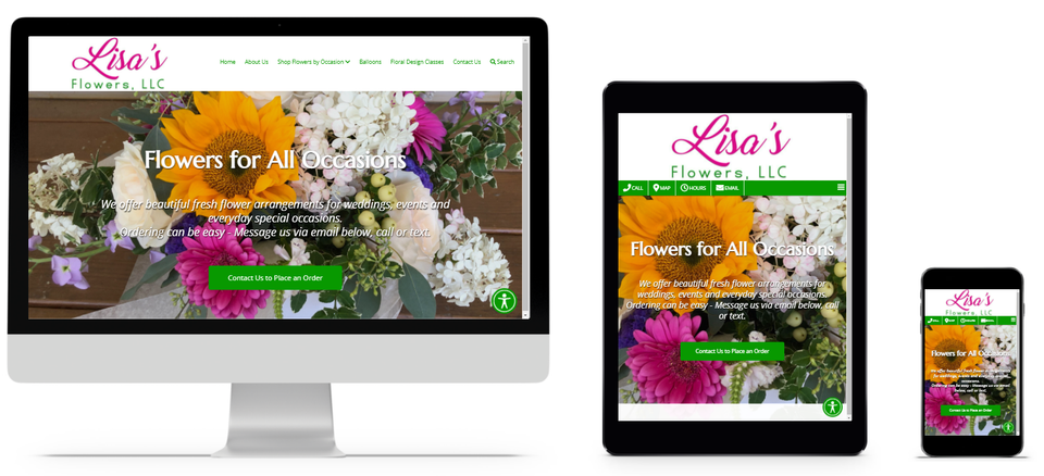 Website lisa's flowers