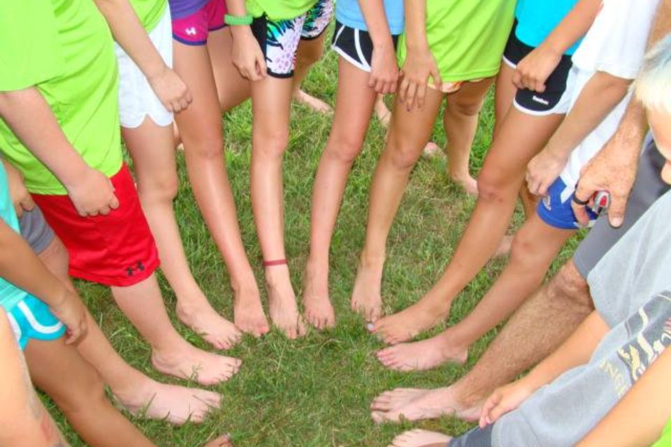 Grk feet in circle