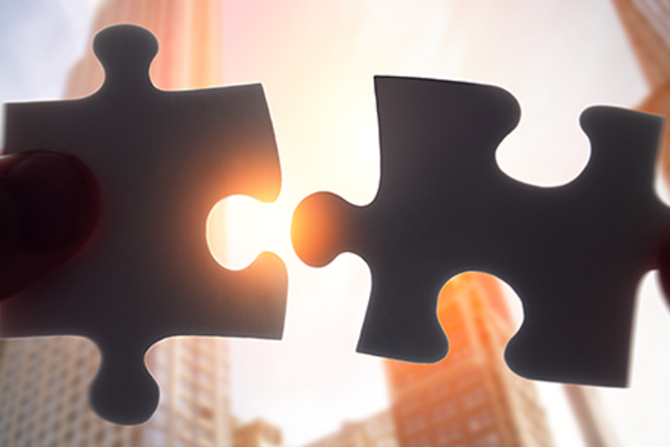 Jigsaw puzzle pieces