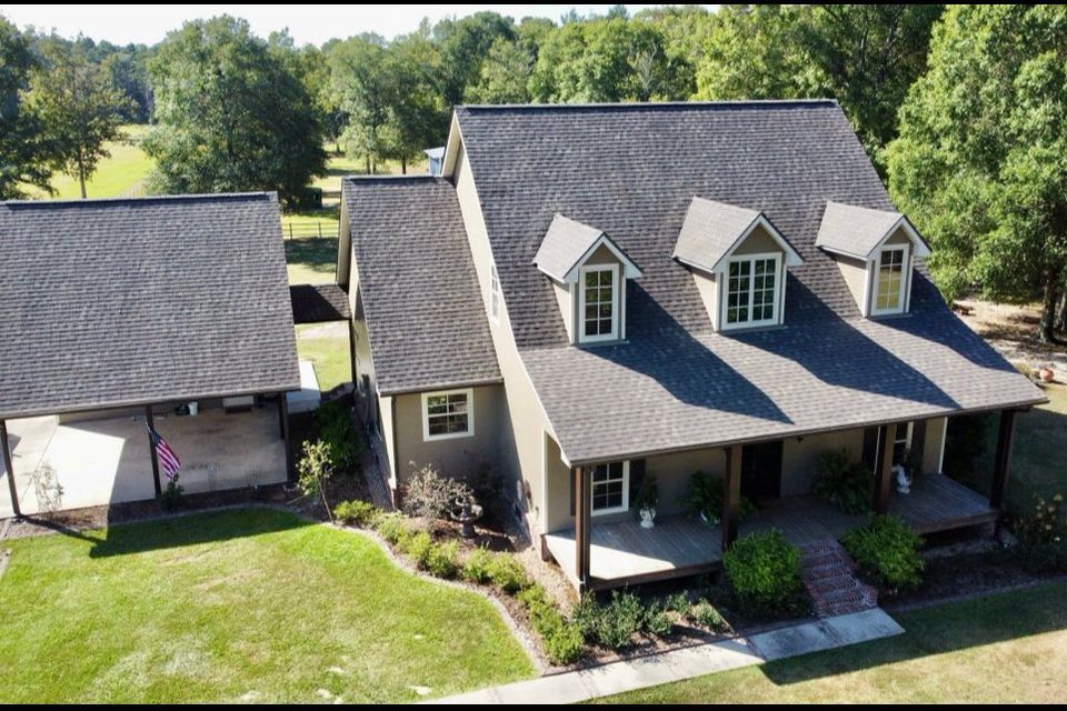 New carport and residential roof done by Teal Roofing in Baton Rouge, LA