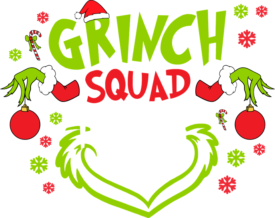 Seasons   christmas grinch squad family wht