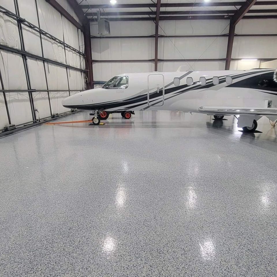 Lifetime floors plane hanger