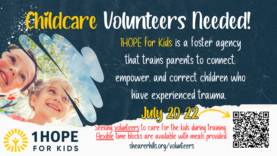 Childcare needed