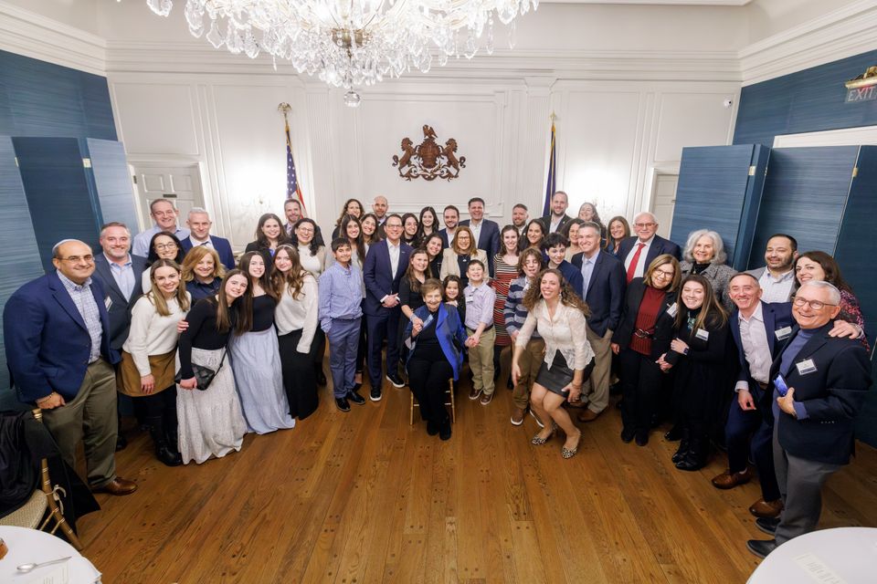 Governor josh shapiro and first lady lori shapiro host a shabbat dinner at the governors residence in honor of holocaust remembrance day bringing together community members to reflect and remember 54288869551 