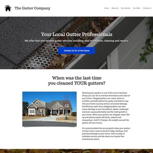 Gutter installation and maintenance