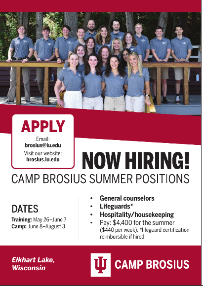 Camp brosius jobs
