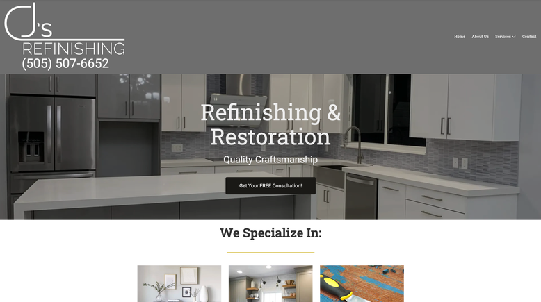 Cjsrefinishing website