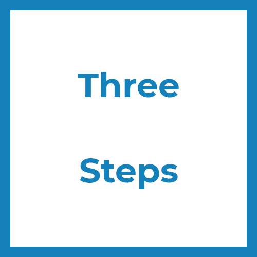 3 easy steps