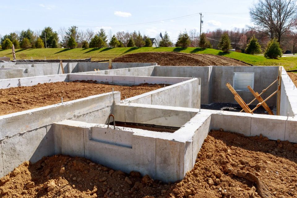 Concrete foundation