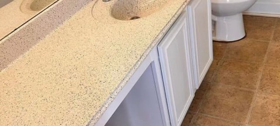 C&M Cleaning Services - vanity and bathroom sparkling clean after photo