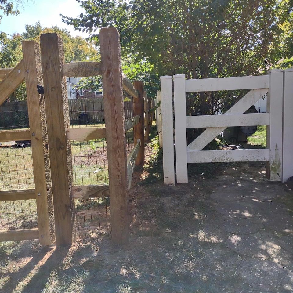 Fence gate install cincinnati  050