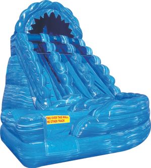 Raging rapids blue marble