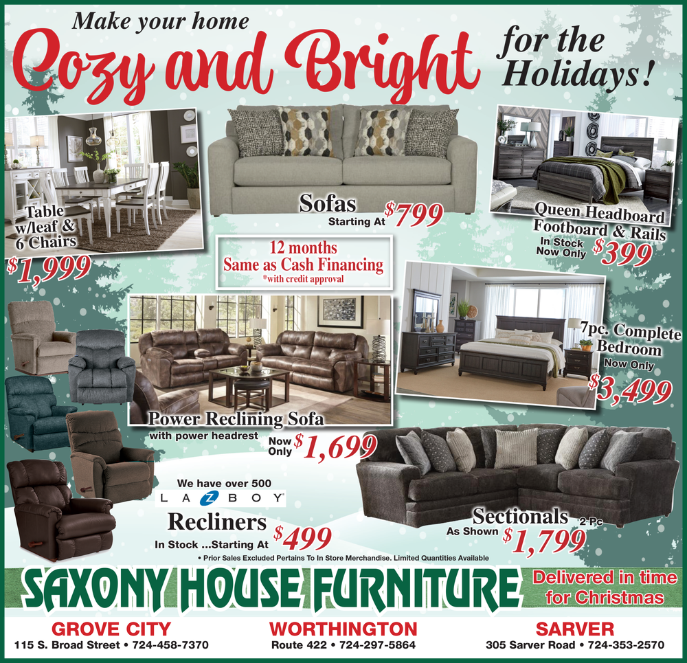Saxony House Furniture Promotions