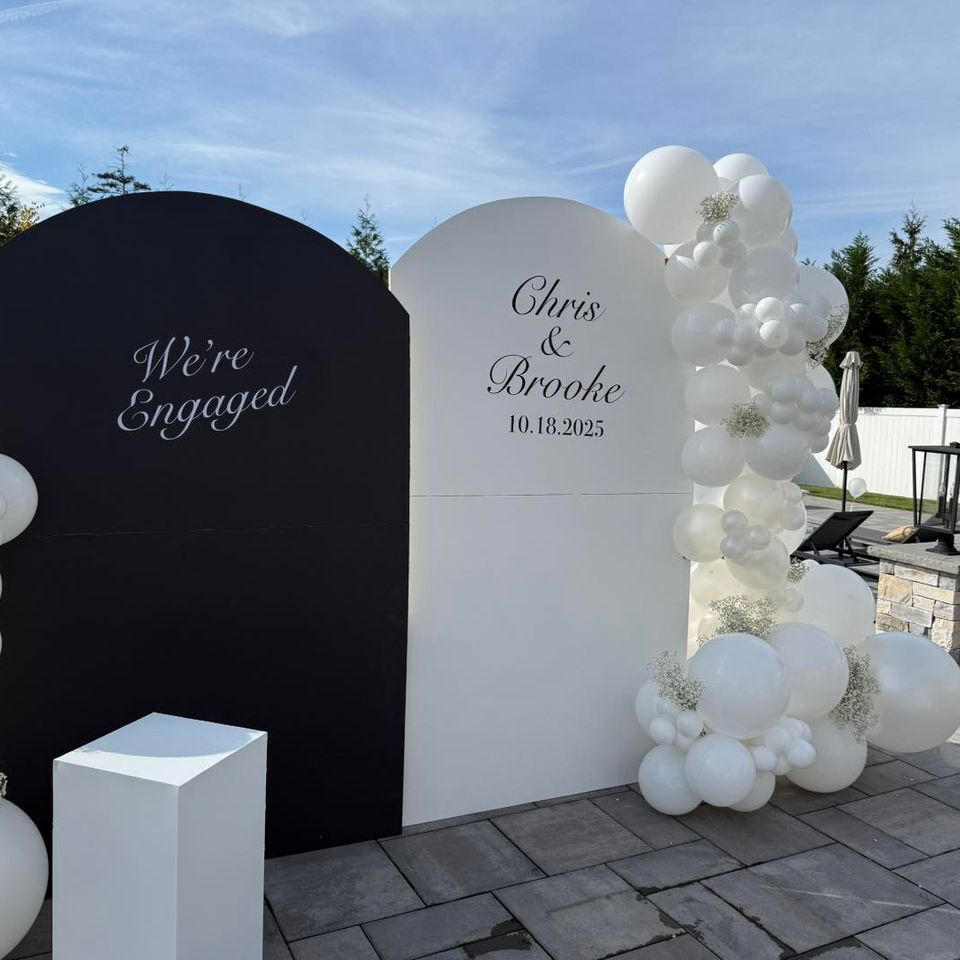 alt="The Party Savers staff bartending and waitressing at a Long Island Engagement Party"