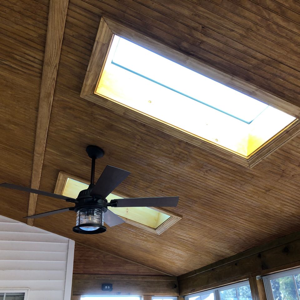 Screened in Porch with Skylight In Raleigh NC