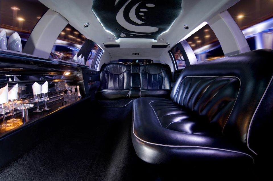 Stretch limousine interior