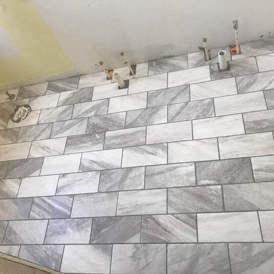 Gray tile homedr pros