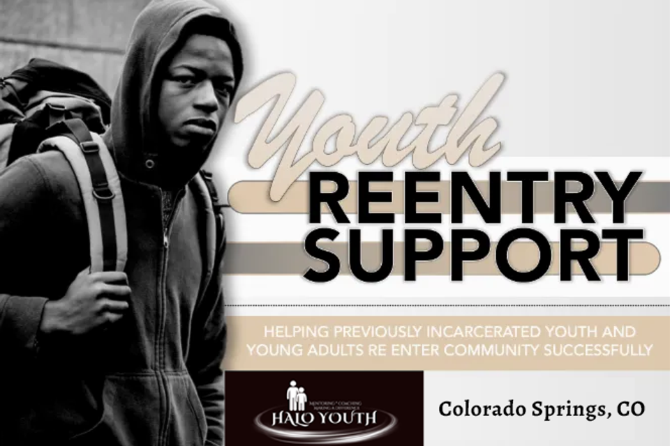 Youth reentry supports logo halo 3