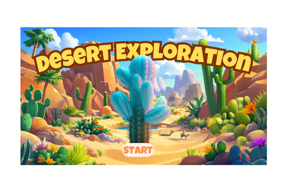 Desert exploration   kids interactive quiz game