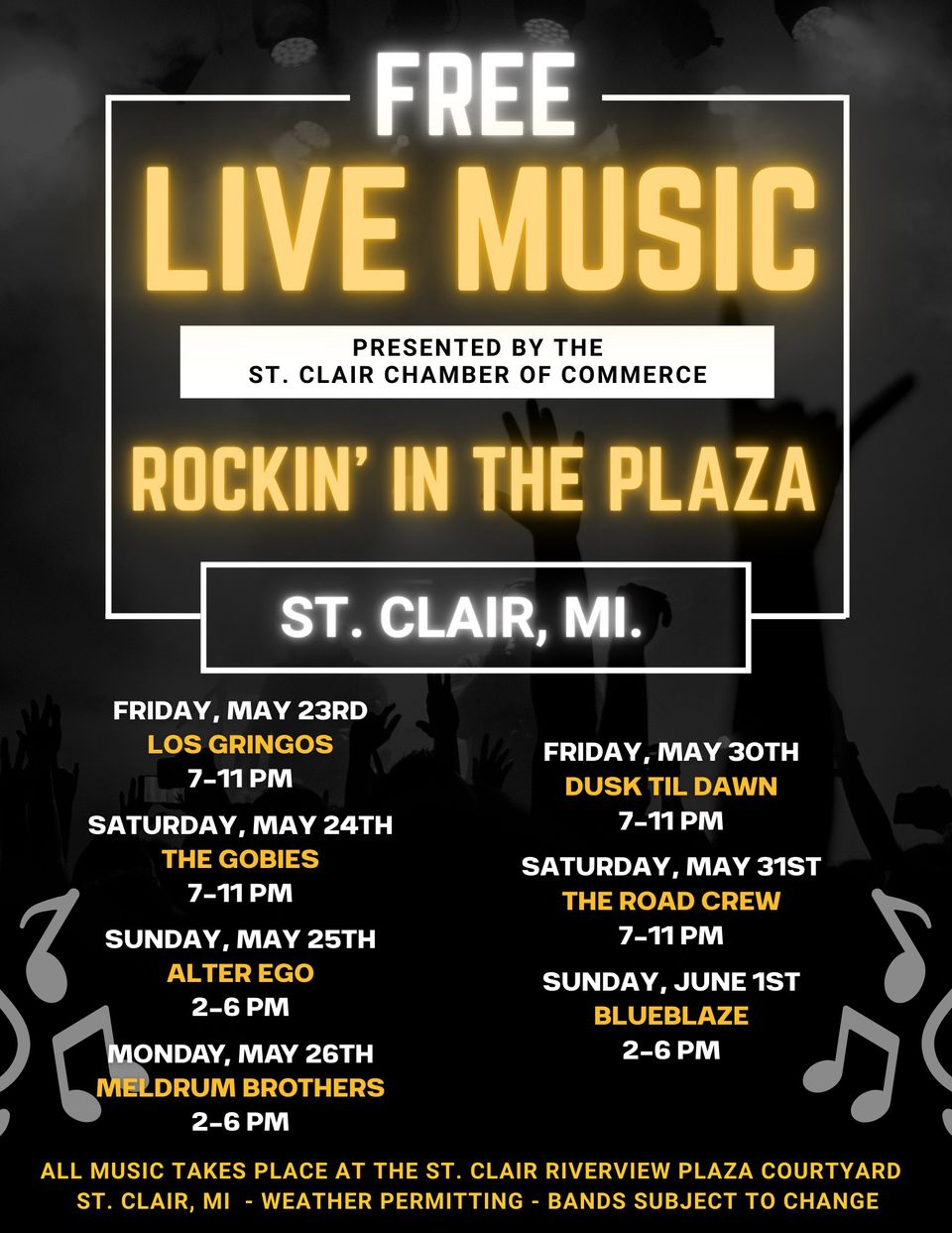Rockin in the plaza events