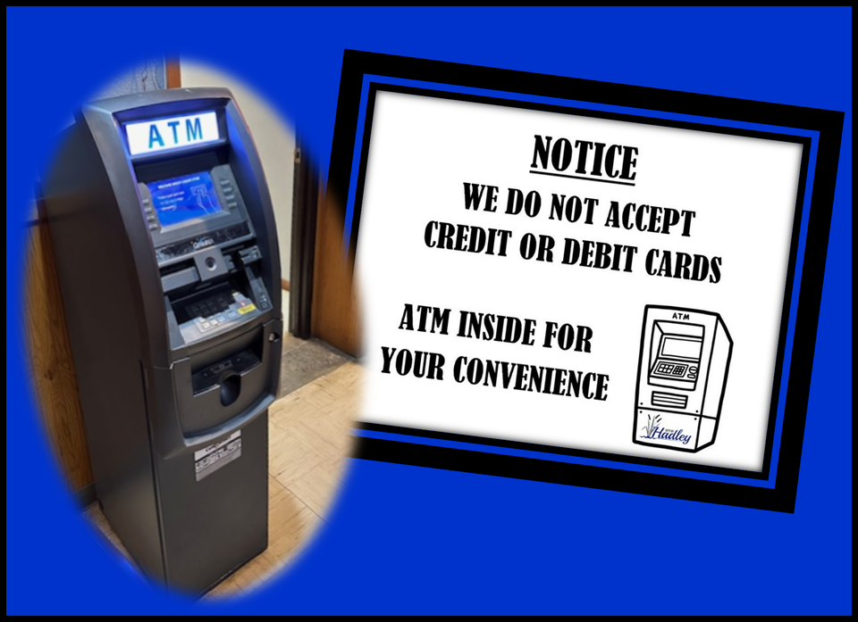 Atm   credit   debit cards notice