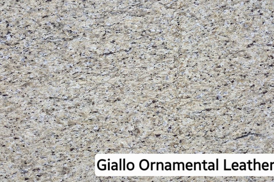 Giallo ornamental leathered