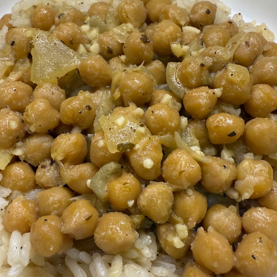 Hot honey chickpea