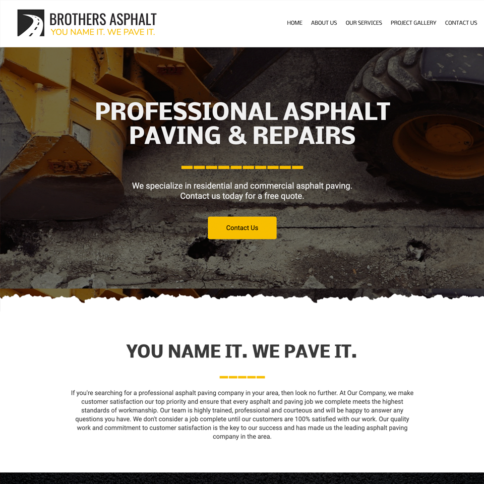 Asphalt website theme 960x960