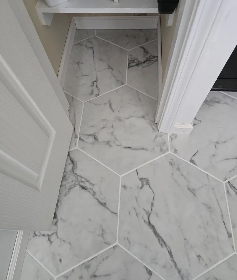 custom tile work, custom tiling, tile installation by ers construction, tile installer raleigh nc