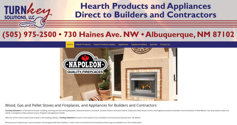 Turnkeysolutionsllc website
