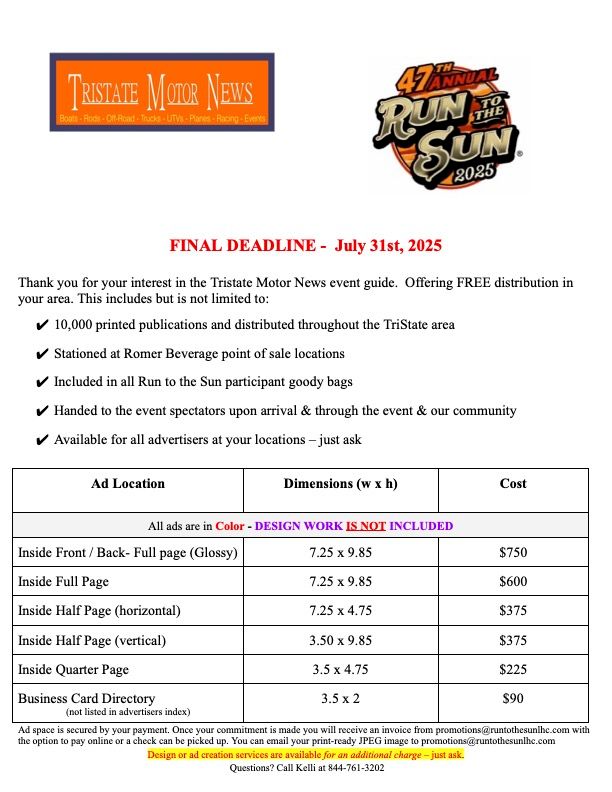 2025 tmn rate sheet