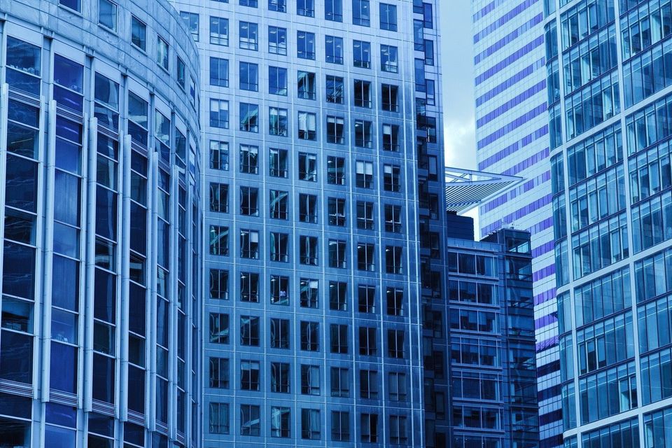 Downtown high rise buildings