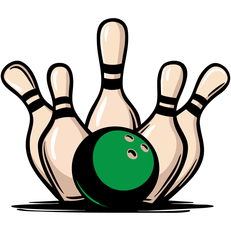 Bowling   bowling graphic art 04