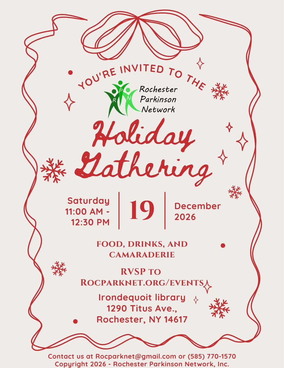 Holiday gathering 12192026