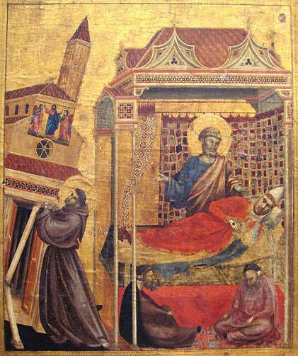 Legend of st. francis the dream by giotto