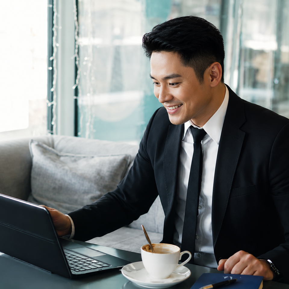 Asian businessman