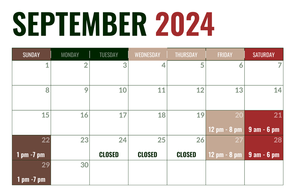 Lyons 2024 calendar september