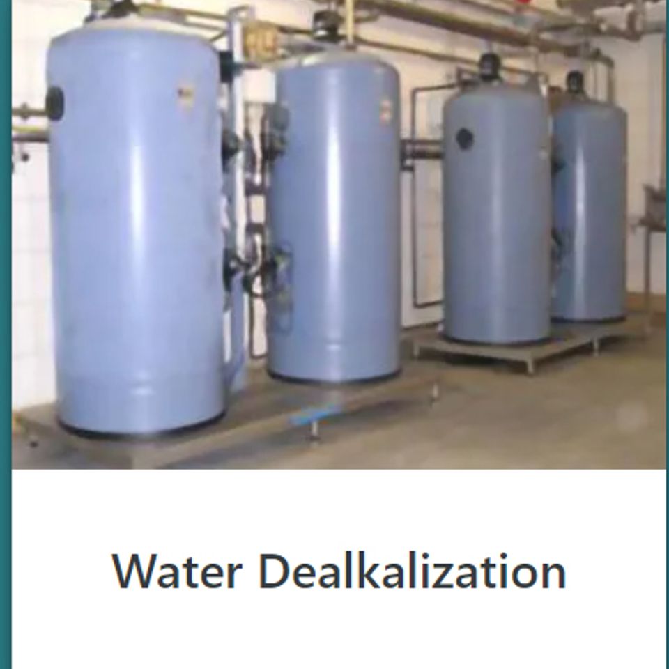 Water dekalitization