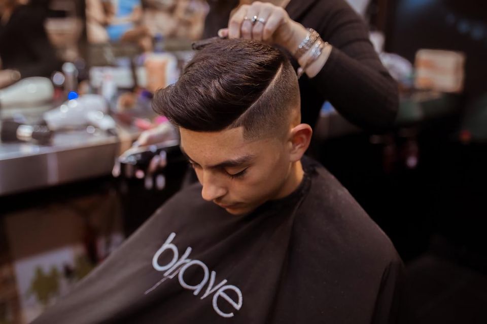 kids haircut from barber in Bronx, NY