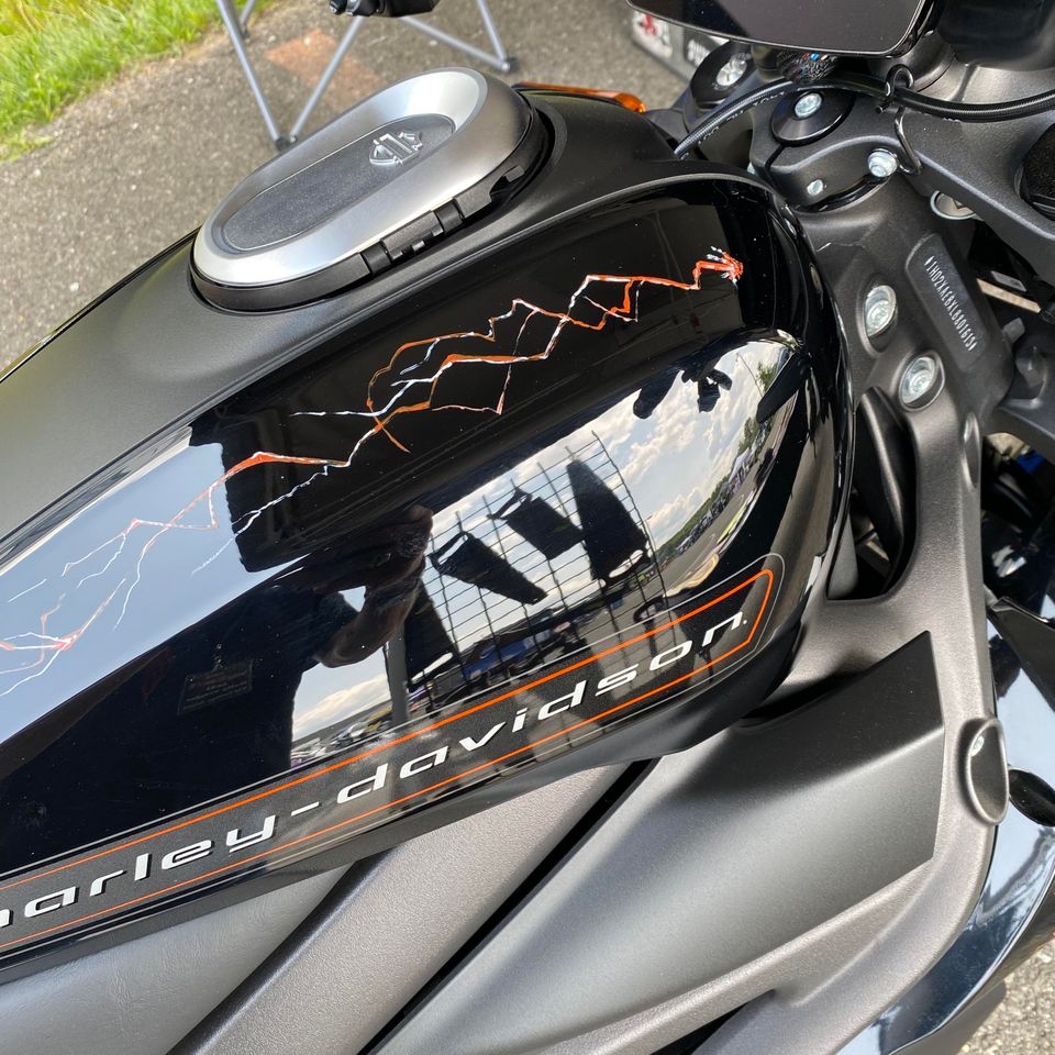 Creative custom pinstriping design and artistic projects created by Skeeter's Grafix.