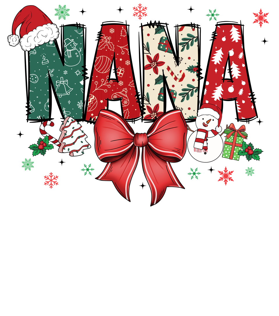 Seasons   christmas family bow nana 2