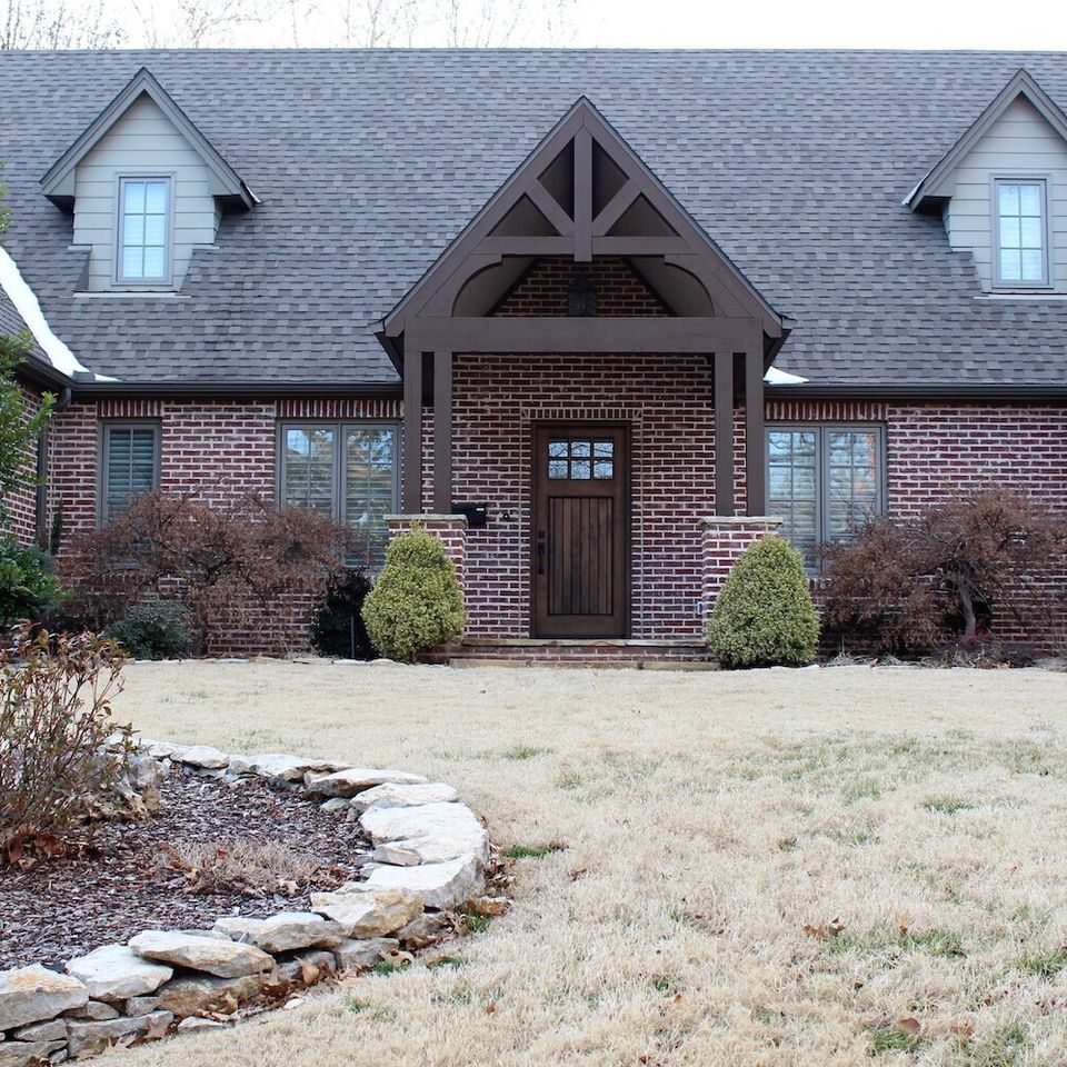 3d solutions general contractors   tulsa oklahoma   custom new home build residential construction brick exterior contemporary house builder 2