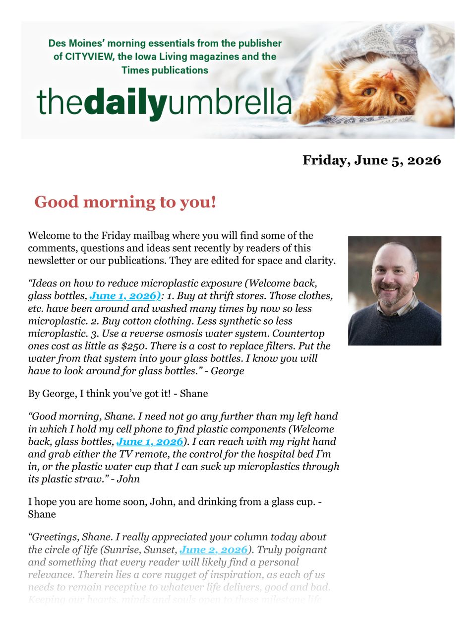 Du june 5  train collides with suv at wdm crossing  through iowa's lens  what did the gingerbread man put on his bed  1