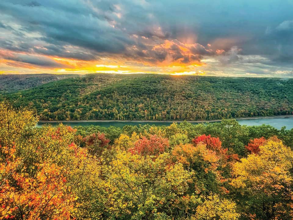Rimrock Overlook overlooking the Allegheny Reservoir in Warren County, PA