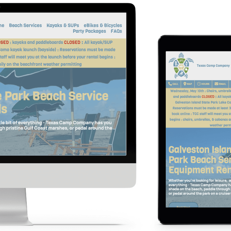 State park web design