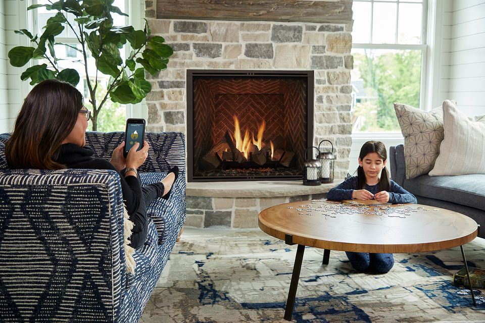 gas fireplace