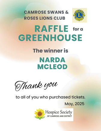 Greenhouse raffle may11 25 winner